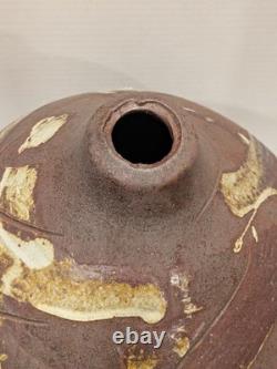 Rare Vintage Large HugeSigned Studio Pottery Vessel Signed ED Or CB