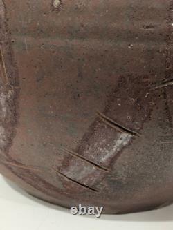 Rare Vintage Large HugeSigned Studio Pottery Vessel Signed ED Or CB