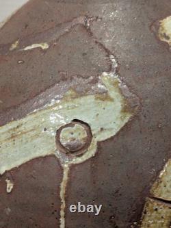 Rare Vintage Large HugeSigned Studio Pottery Vessel Signed ED Or CB