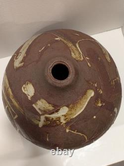 Rare Vintage Large HugeSigned Studio Pottery Vessel Signed ED Or CB