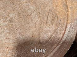 Rare Vintage Large HugeSigned Studio Pottery Vessel Signed ED Or CB