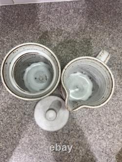 Rare Vintage Los Artesanos Pottery Puerto Rico Hal Lasky Studio Cream & Sugar