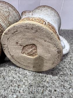 Rare Vintage Los Artesanos Pottery Puerto Rico Hal Lasky Studio Cream & Sugar