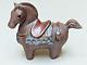 Rare Vintage MCM Studio Pottery Fjord Dala Horse Scandi Sculpture Objet d'Art