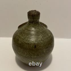 Rare Vintage Marj Peeler Signed Studio Pottery salt pig