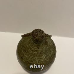 Rare Vintage Marj Peeler Signed Studio Pottery salt pig