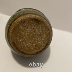 Rare Vintage Marj Peeler Signed Studio Pottery salt pig