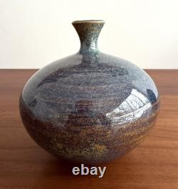 Rare Vintage Mid Century MCM Studio Pottery Bud Vase Ellice T. Johnston Signed Rare Vintage Mid Century MCM Studio Pottery Bud Vase Ellice T. Johnston Signed