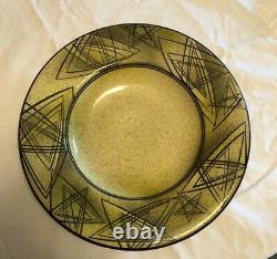 Rare Vintage Mid Century Modern Myrton Purkiss Ceramic Studio Bowl Stunning