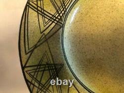 Rare Vintage Mid Century Modern Myrton Purkiss Ceramic Studio Bowl Stunning