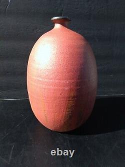 Rare Vintage Modern Signed ANDREW BERGLOFF California Studio Art Pottery Vase