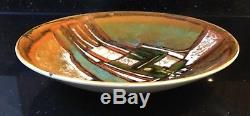 Rare Vintage Poole Pottery Studio Ware Abstract 10.75 Charger Plate 1962-64