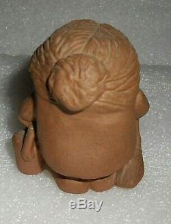Rare Vintage Robert Maxwell Studio Pottery GRUMPY Cleaning Lady Signed