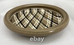 Rare Vintage Roy Hamilton Studio Pottery Dish Hand Painted One-Of-A-Kind Signed