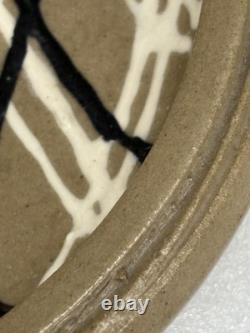 Rare Vintage Roy Hamilton Studio Pottery Dish Hand Painted One-Of-A-Kind Signed