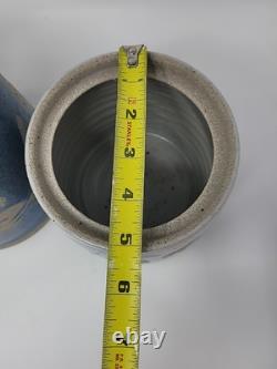 Rare Vintage Signed Studio Pottery Covered Canister Set by Don Hanson 1970's