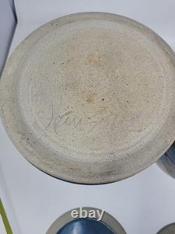 Rare Vintage Signed Studio Pottery Covered Canister Set by Don Hanson 1970's