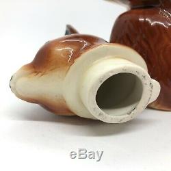 Rare Vintage Tony Wood Red Squirrel Studio Pottery Teapot 7 Made in England