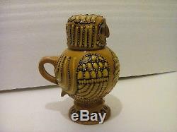 Rare Vintage studio pottery TOFT owl jug, John Hudson Claypotter, (Ozzie owl)