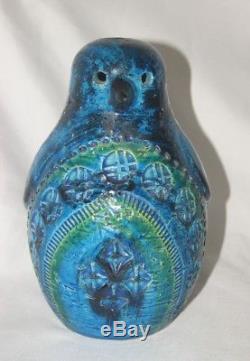 Rare vintage Aldo Londi Bitossi penguin money box mid century studio pottery