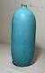 Rare vintage handmade signed Judy Jackson studio baby blue glaze pottery vase