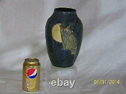 Richard Freiwald Master Ceramist Studio Art Pottery Gothic Owl Vase