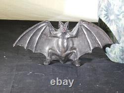 Richard Freiwald Studio Art Pottery Bat & GOTHIC BloodMoon Bat Stoneware Vase