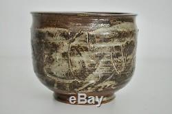 Richard Lincoln Vtg Mid Century Modern Ceramic Texas Studio Art Pottery Bowl RML