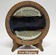 Richard Peeler (1926-1998) Studio Art Pottery 9 Glazed Plate Bowl Signed