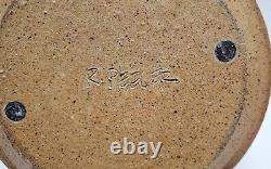 Richard Peeler (1926-1998) Studio Art Pottery 9 Glazed Plate Bowl Signed