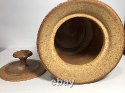 Rick Schlag Studio Pottery Jar (Mountainous Landscape) Vintage 1982