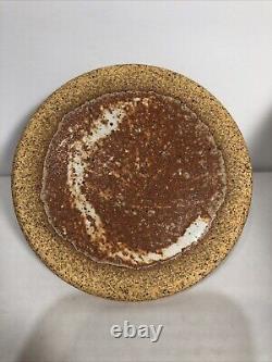 Rick Schlag Studio Pottery Jar (Mountainous Landscape) Vintage 1982