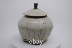 Robert Briscoe Studio Pottery Painted Jar Signed