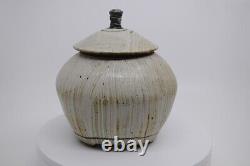 Robert Briscoe Studio Pottery Painted Jar Signed