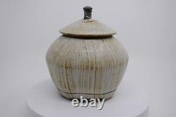 Robert Briscoe Studio Pottery Painted Jar Signed