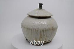 Robert Briscoe Studio Pottery Painted Jar Signed