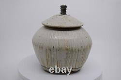 Robert Briscoe Studio Pottery Painted Jar Signed