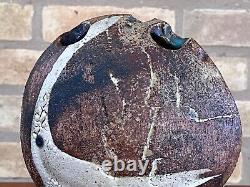 Robert Fournier UK British Studio Art Pottery Stoneware Pebble Pot Vessel Vtg