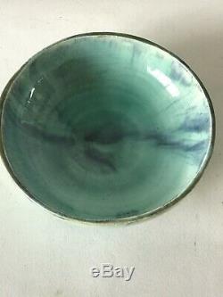 Ron Arbaugh Pottery Studio Bowl -signed 1958- Vintage MID Century Modern Ceramic