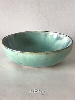 Ron Arbaugh Pottery Studio Bowl -signed 1958- Vintage MID Century Modern Ceramic