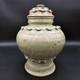 Rosenthal Netter Studio Art Pottery Urn Jar Vintage Caledon Green Glaze 9 tall