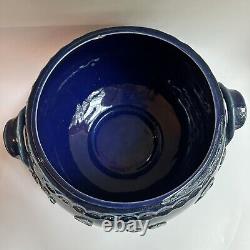Rosenthal Studio Line Bjorn Wiinblad Cobalt Blue Pottery Bowl Vase Vtg Germany