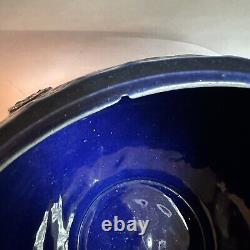 Rosenthal Studio Line Bjorn Wiinblad Cobalt Blue Pottery Bowl Vase Vtg Germany
