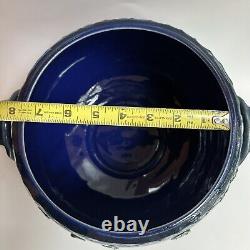 Rosenthal Studio Line Bjorn Wiinblad Cobalt Blue Pottery Bowl Vase Vtg Germany