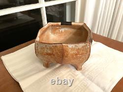 SEQUOIA MILLER Signed STUDIO ART POTTERY STONEWARE Footed Bowl