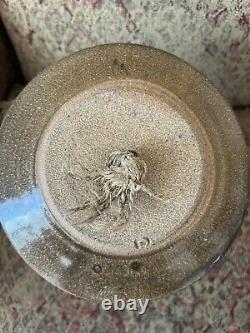 STUDIO ART POTTERY Bird Feeder 8w7.5 Tall Vintage Unused Condition Beautiful