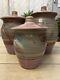 Set 3 Vintage Studio Pottery Canisters Gary Timinsky California Pastels Perfect