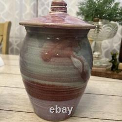 Set 3 Vintage Studio Pottery Canisters Gary Timinsky California Pastels Perfect