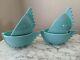 Set 4 Pierre Casenove Salins Studio France Memphis Mug Teal Aqua Cup Vtg 1980's