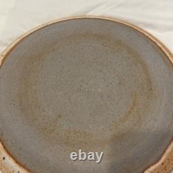 Set Of 4 Deep South Pottery Company 10.5 Dinner Plates Vintage Handmade